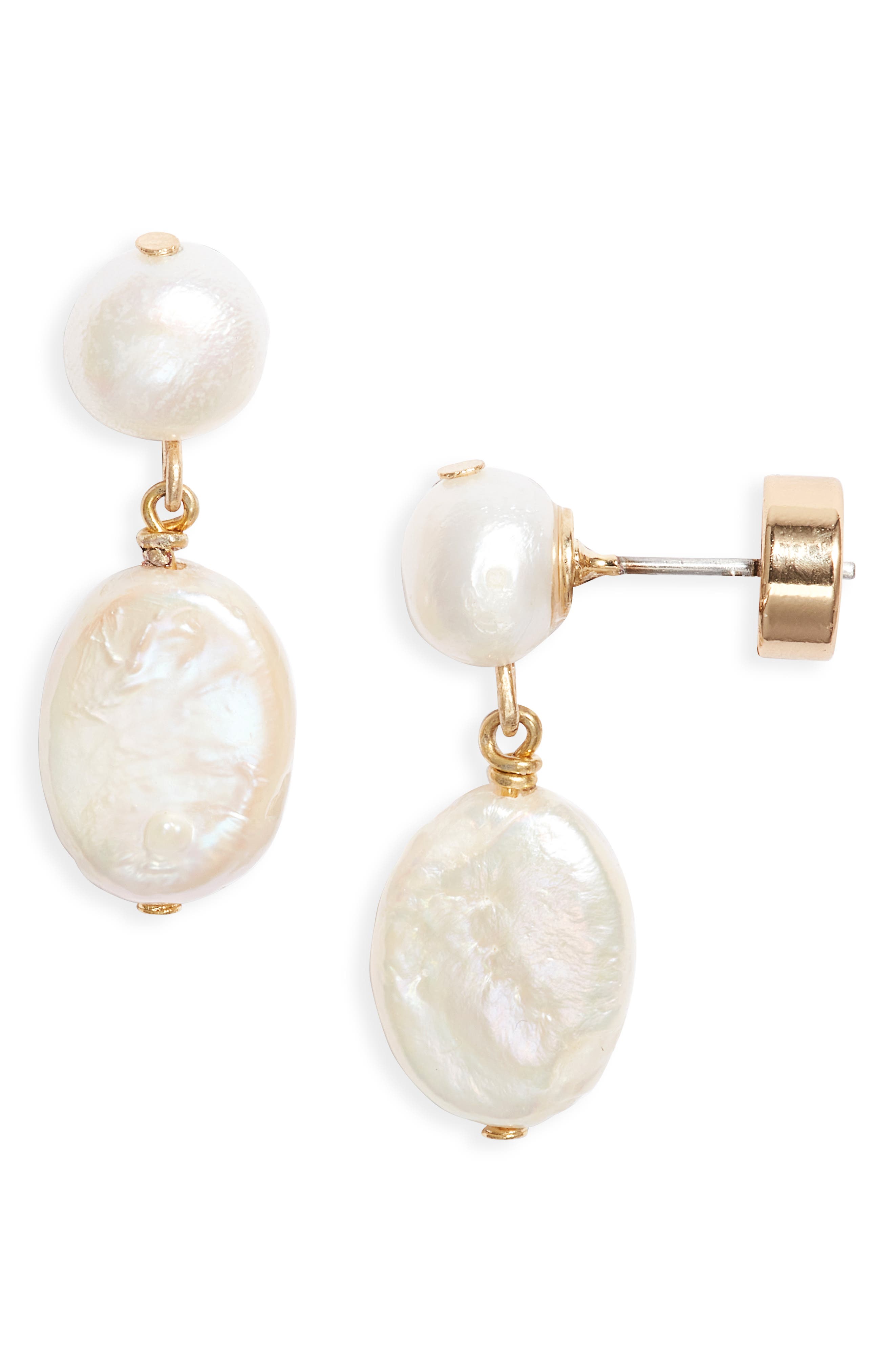WHITE- 14K GOLD PLATED