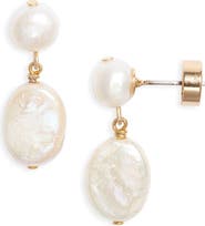 Nordstrom Demi Fine Freshwater Pearl Drop Earrings