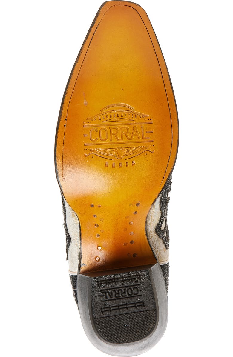 CORRAL Sequin Embellished Overlay Western Boot, Alternate, color,