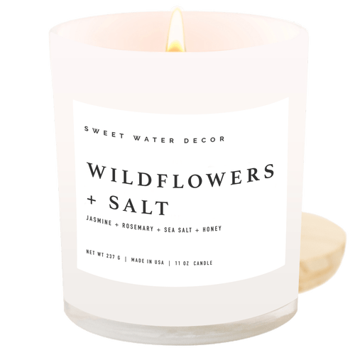 SWEET WATER DECOR SWEET WATER DECOR 11OZ WHITE JAR CANDLE