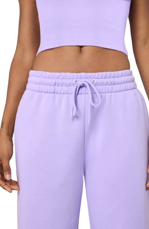 Shop Florence By Mills Cozy Crush Wide Leg Sweatpants In Millie Lavender