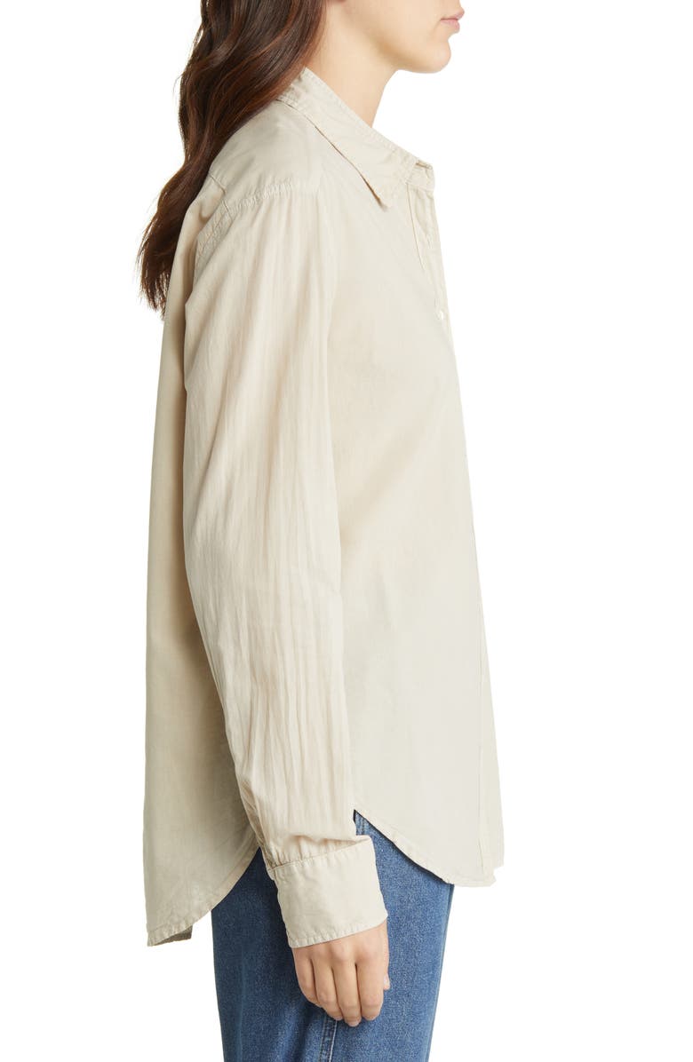 XÍRENA Beau Cotton Button-Up Shirt, Alternate, color, 