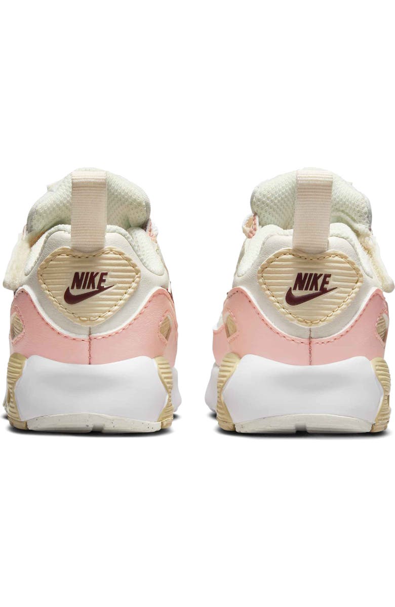 Nike Air Max 90 Easy-On Sneaker, Alternate, color, Phantom/ Pink/ Sail/ Dark Red