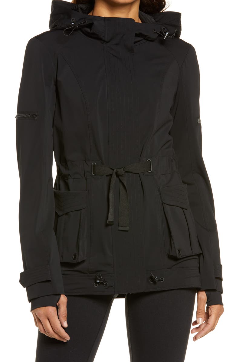 Blanc Noir Tectonic Hooded Jacket, Alternate, color, 