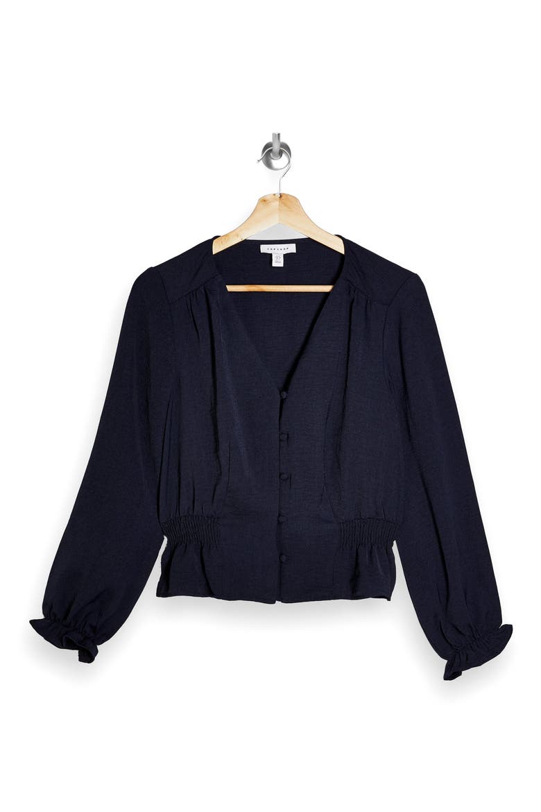 Millie Twill Tea Top, Alternate, color, NAVY BLUE