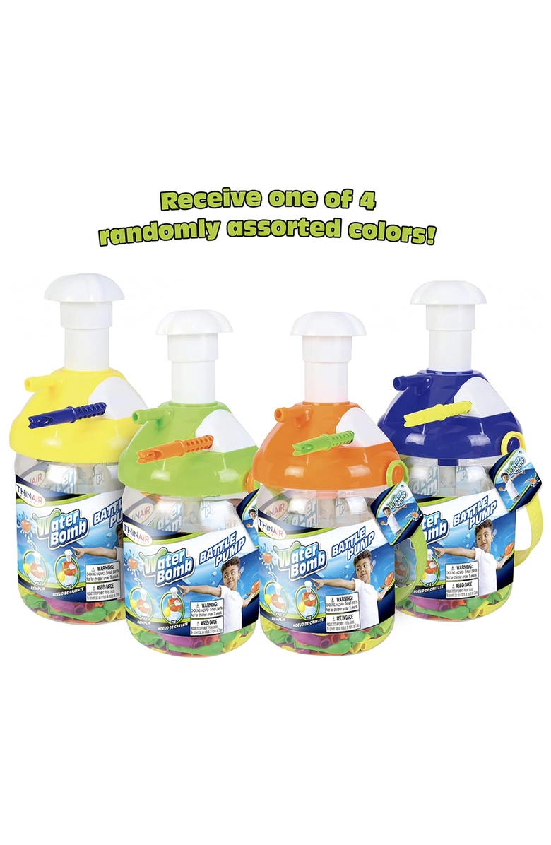 Scooba Duck Water Bomb Battle Pump, 300 Balloons and Inflator with Tying Tool, Alternate, color, Multicolored
