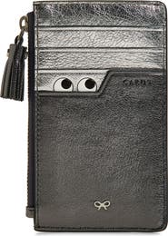 Anya Hindmarch Peeping Eyes Zip Leather Card Case