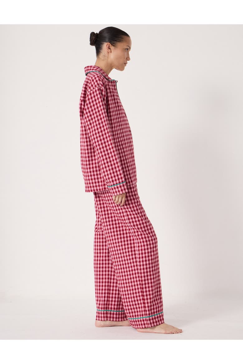 Brushed Cotton Pajamas, Alternate, color, Pink Mix