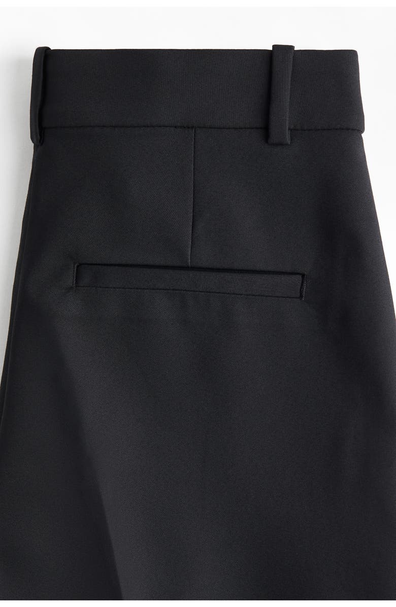 H&M Cigarette Trousers, Alternate, color, Black