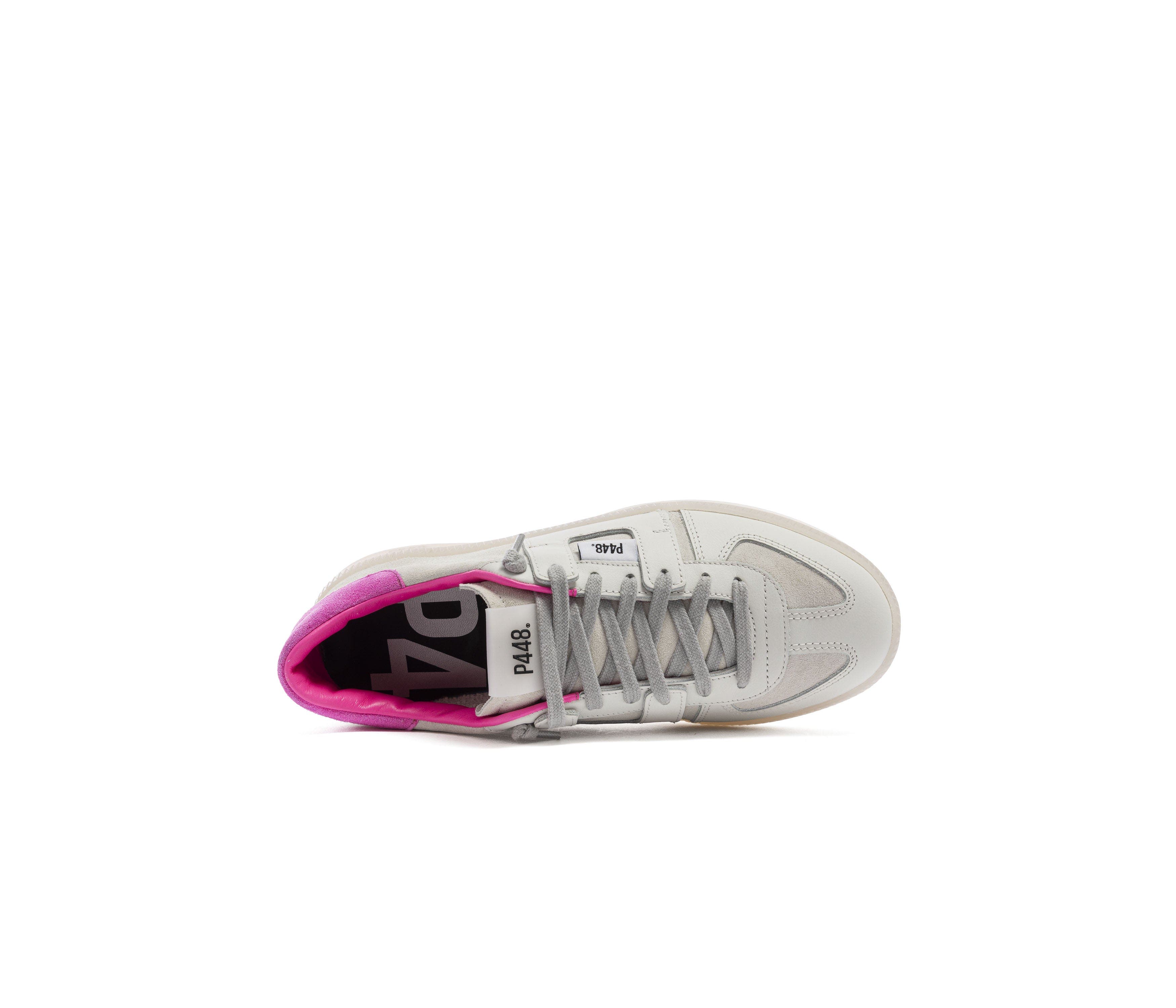 P448 Monza Sneaker, Alternate, color, Neon/White