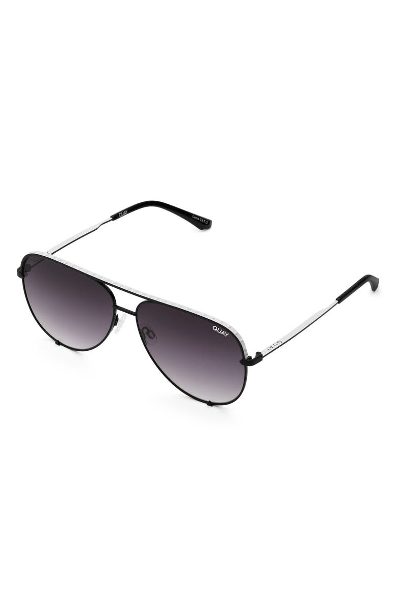 QUAY High Key Rivet 60mm Aviator Sunglasses, Alternate, color, 
