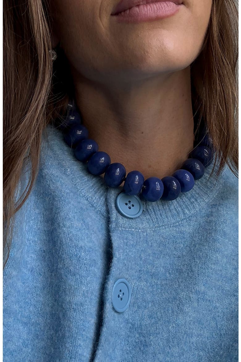 Joan Necklace, Alternate, color, NAVY