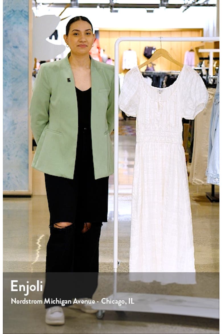 Check Seersucker Sophia Dress video