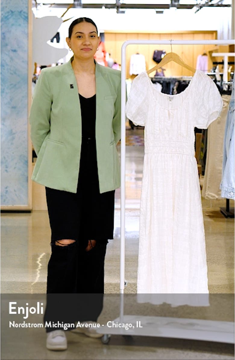 Check Seersucker Sophia Dress, sales video thumbnail