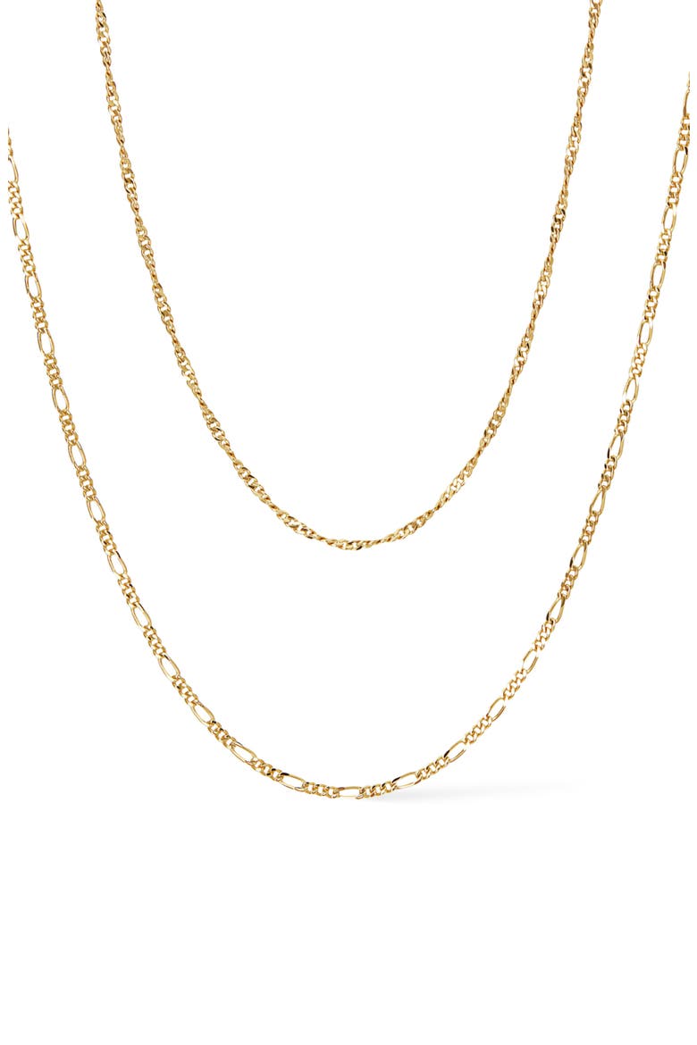 Heritage Layer Chain Necklace, Main, color, GOLD