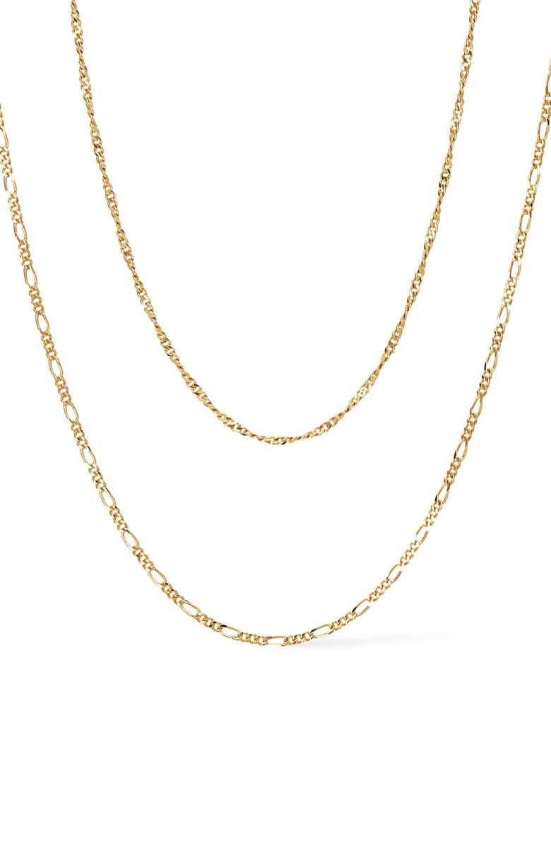 Ana Luisa Heritage Layer Chain Necklace, Main, color, Gold