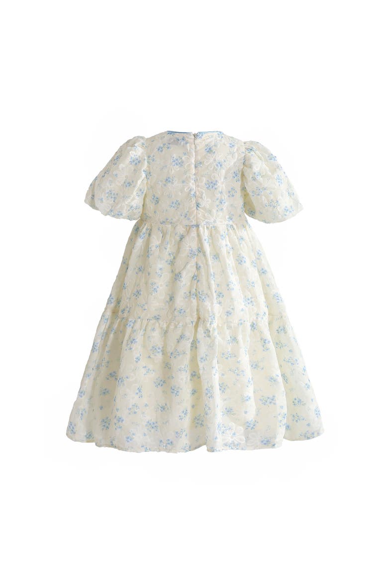 Bloom Tiered Floral Dress, Alternate, color, Ivory