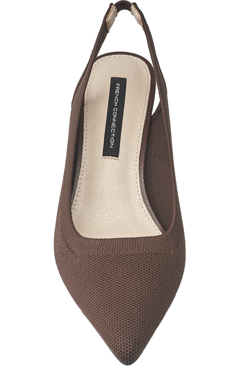 French Connection Viva Slingback Heel, Alternate, color, Choco