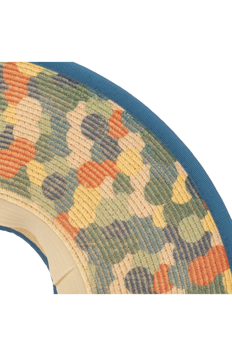 San Diego Hat Packable Straw Visor, Alternate, color, Dot