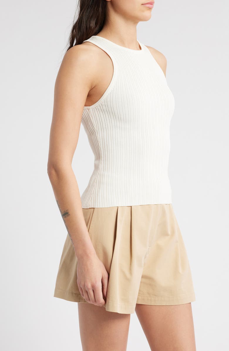 Solid & Striped The Varena Rib Tank Top, Alternate, color, Brule