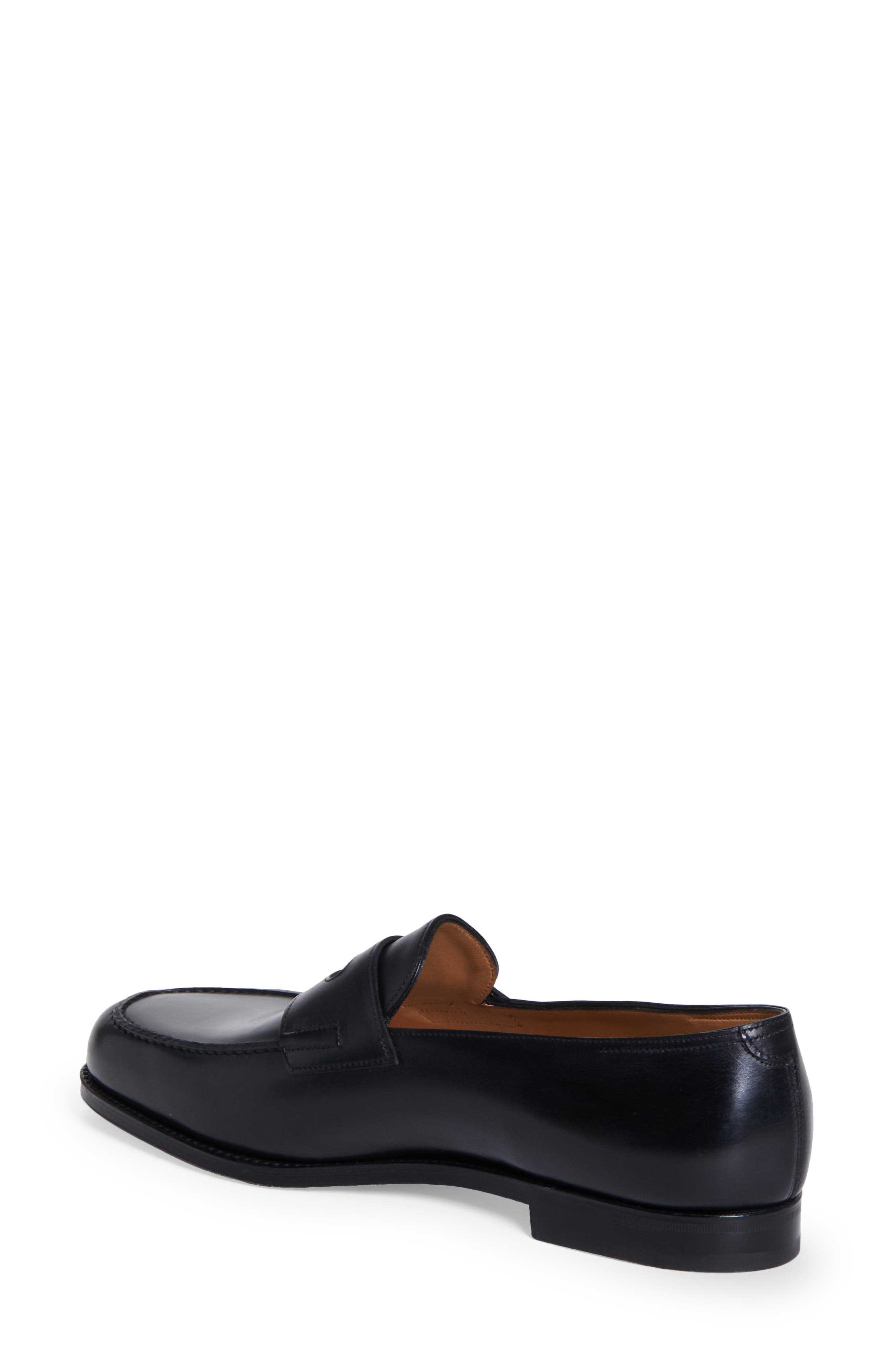John Lobb Lopez Penny Loafer, Alternate, color, Black