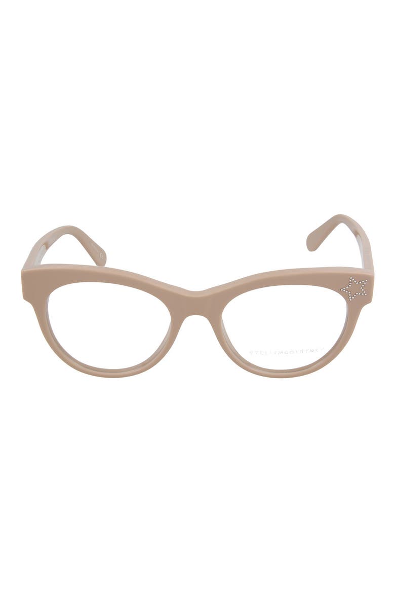 51mm Cat Eye Optical Frames, Main, color, NUDE NUDE TRANSPARENT/ TRN