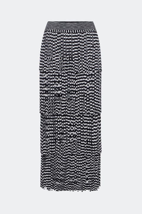 Za Za Knit Fringe Skirt