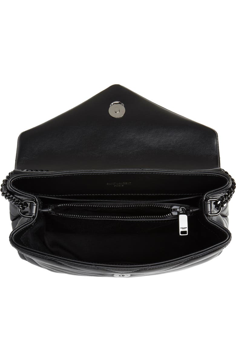 Saint Laurent Small Loulou Leather Shoulder Bag, Alternate, color,