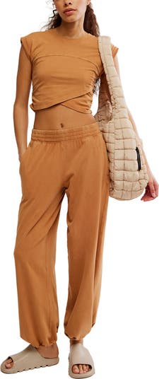 Golden Hour Crop T-Shirt & Joggers Set