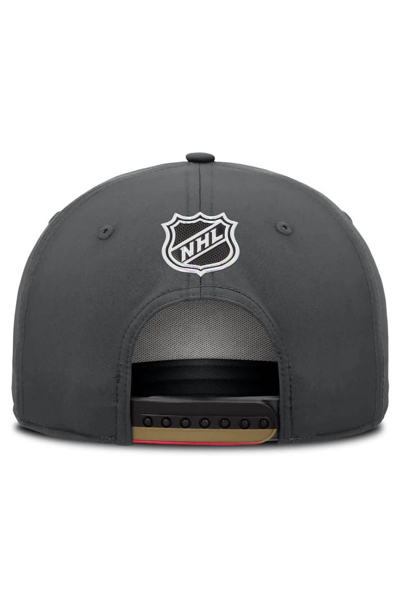FANATICS Men's Fanatics Gray Vegas Golden Knights 2025 NHL Draft Authentic Pro On-Stage Podium A-Frame Adjustable Hat, Alternate, color, Gray
