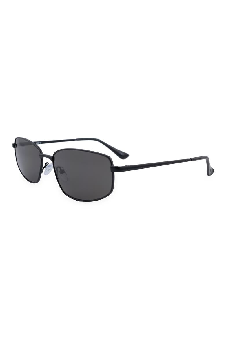 Willow Rectangular Sunglasses, Alternate, color, BLACK/ SMOKE