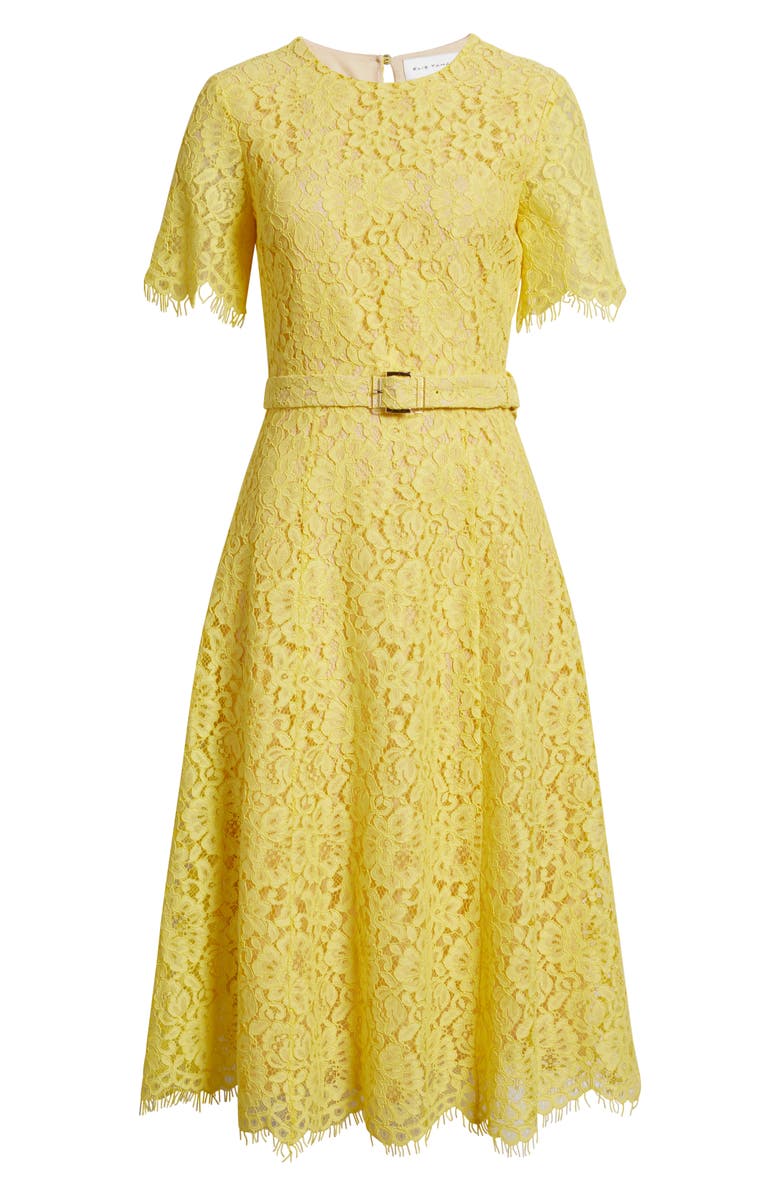 Elie Tahari The Lex Sunshine Lace Dress, Alternate, color, 