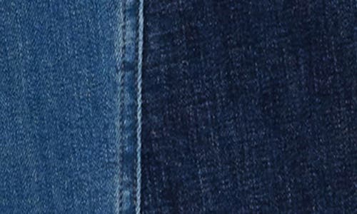 Nydj Contrast Teresa Wide Leg Jeans In Avenue Blue In Blue