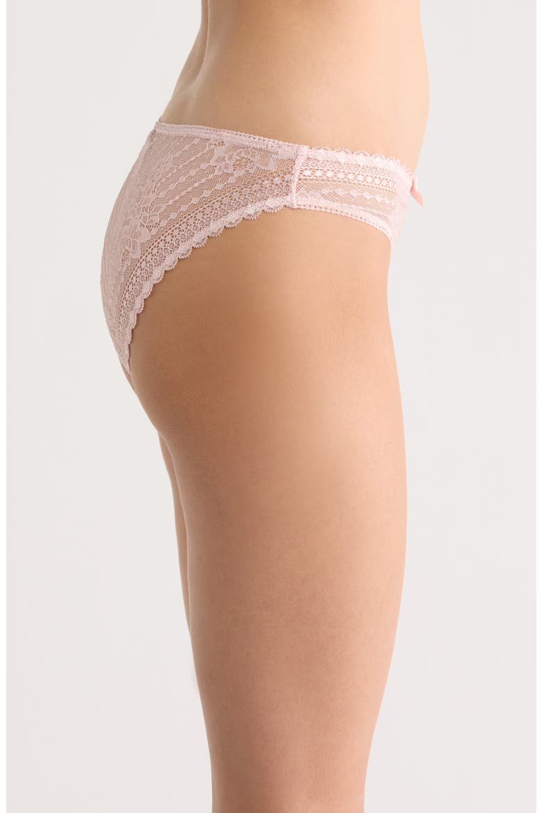Panama Lace Panties, Alternate, color, PINK