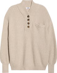 Lunya Cozy Cottonsilk™ Pocket Henley Sweater