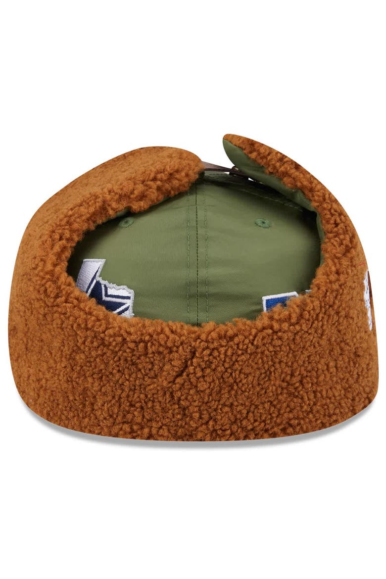 Men's New Era x Alpha Industries  Olive Dallas Cowboys Dog Ears 59FIFTY Fitted Hat, Alternate, color, Olive