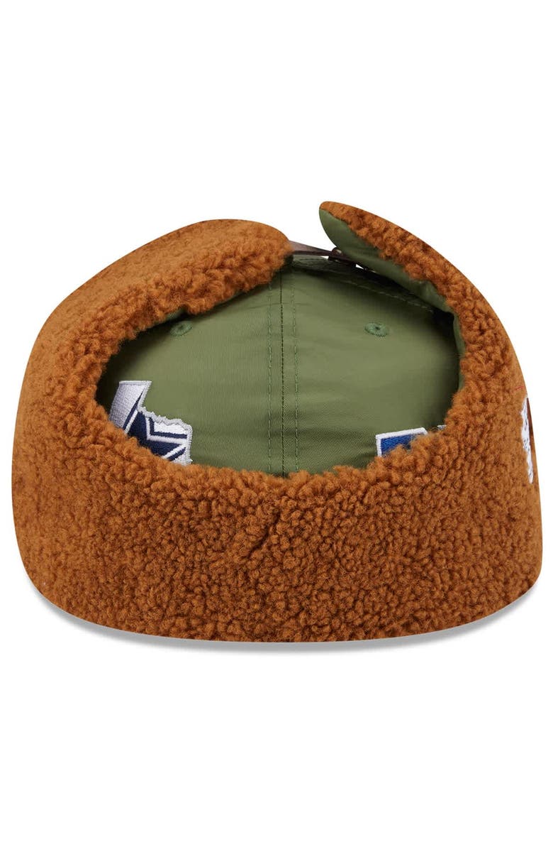 New Era x Alpha Industries Men's New Era x Alpha Industries Olive Dallas Cowboys Dog Ears 59FIFTY Fitted Hat, Alternate, color, Olive