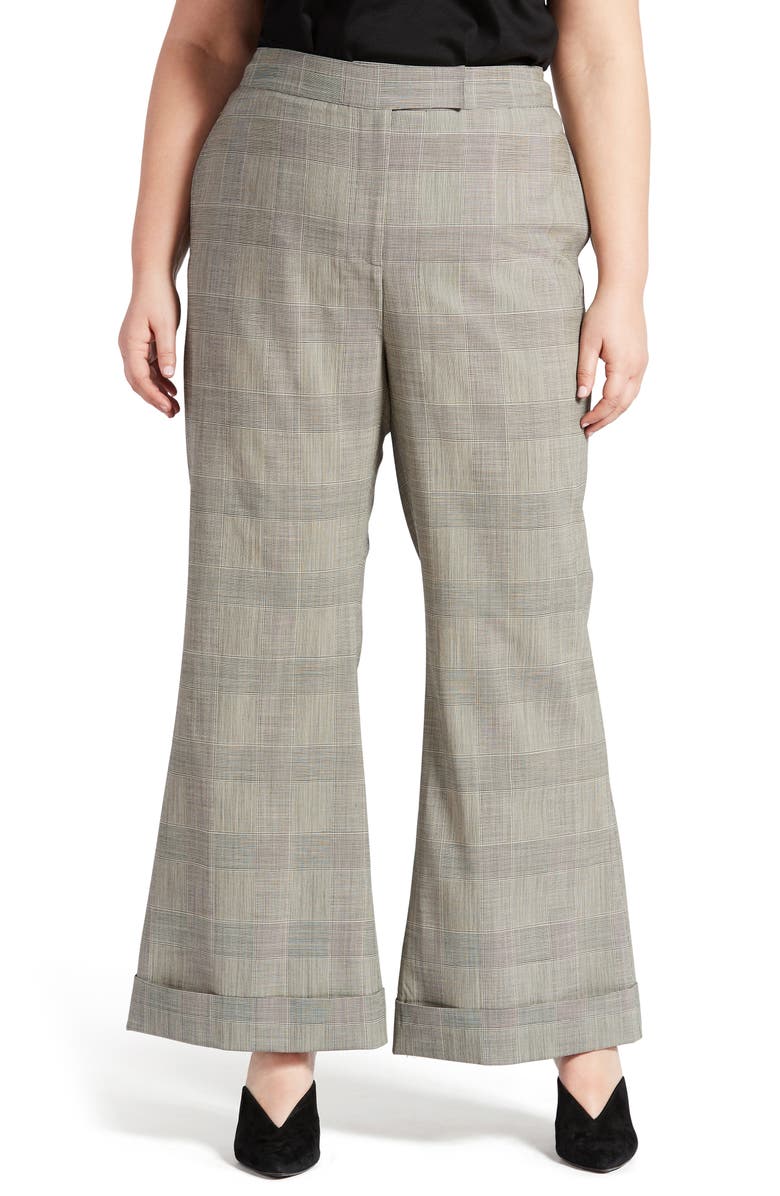 Pari Passu Wool Blend Wide Leg Pants, Main, color, 