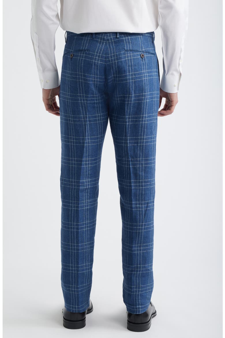 Noah Linen Dress Pants, Alternate, color, BLUE