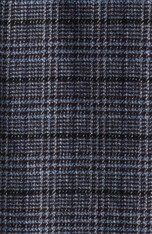 Rails Stellan Glen Check Textured Cotton Button-up Jacket In Blue