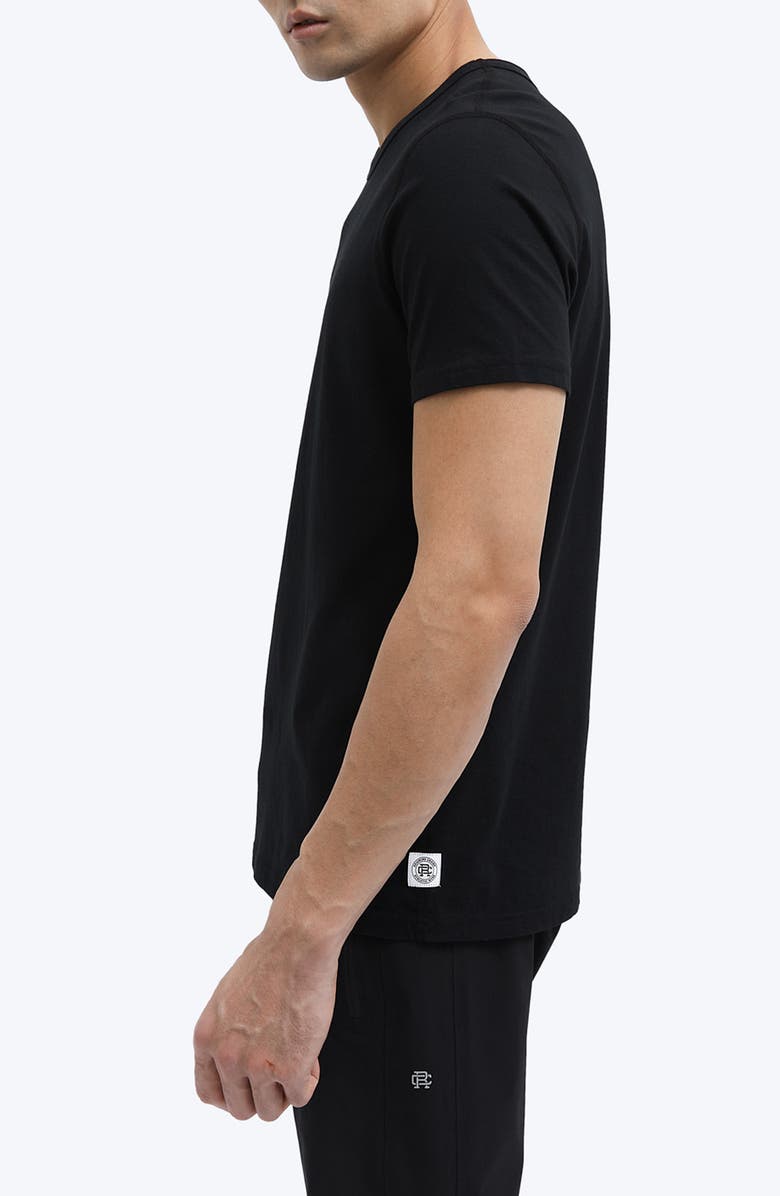 Reigning Champ 2-Pack Lightweight Jersey T-Shirt, Alternate, color, White/Black