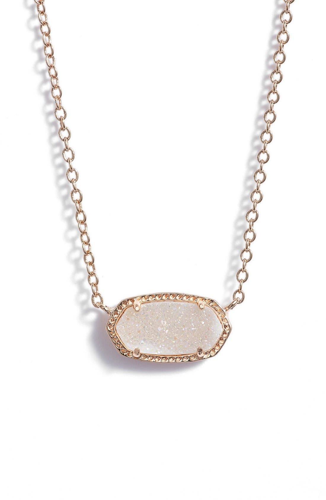 selected IRIDESCENT DRUSY/ ROSE GOLD