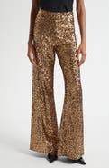 Alice + Olivia Athena Sequin Wide Leg Pants
