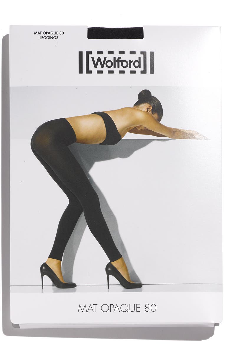 Wolford 'Matte Opaque 80' Leggings, Alternate, color,