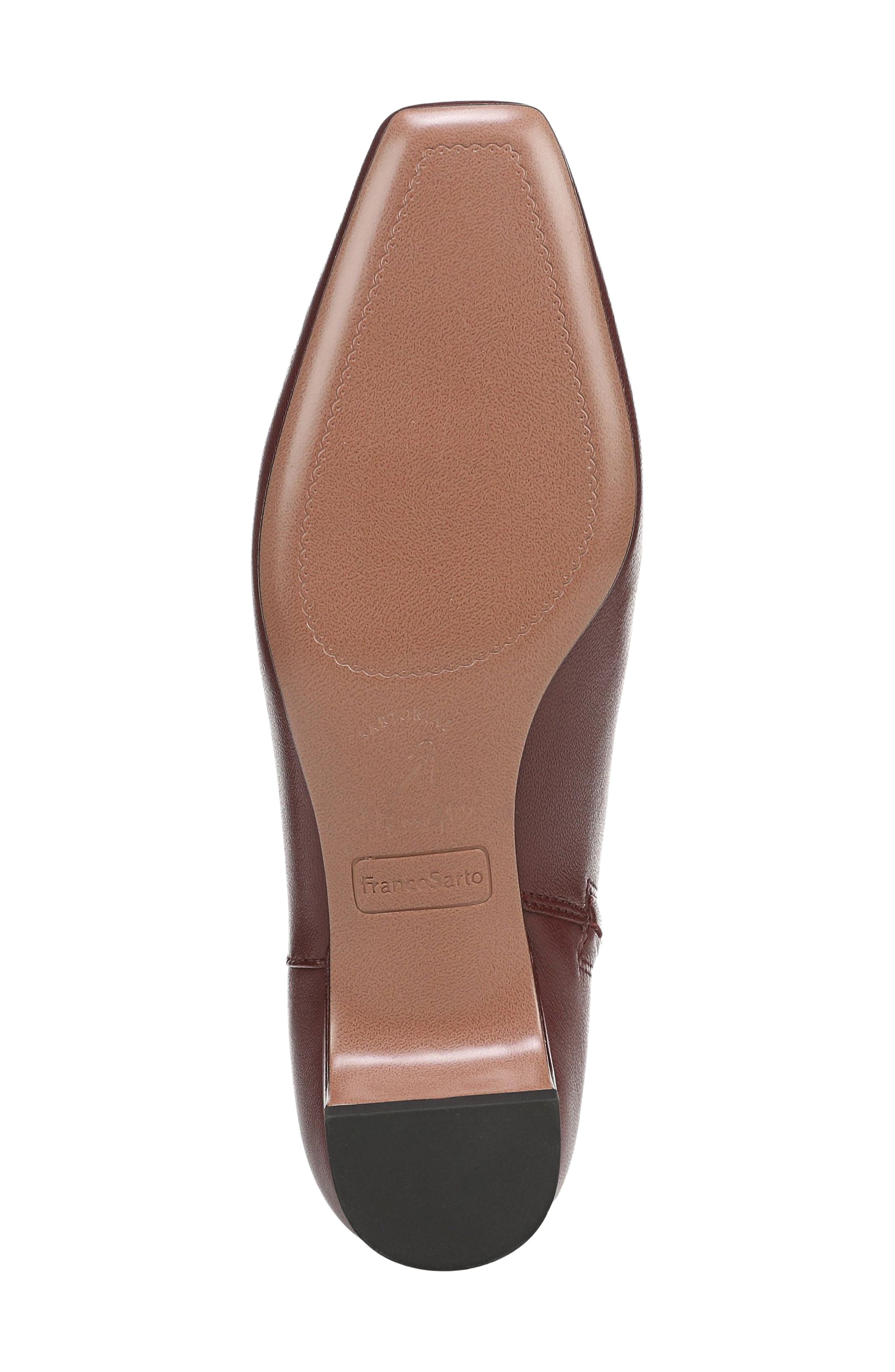 Luella Leather Bootie, Alternate, color, RED LEATHER