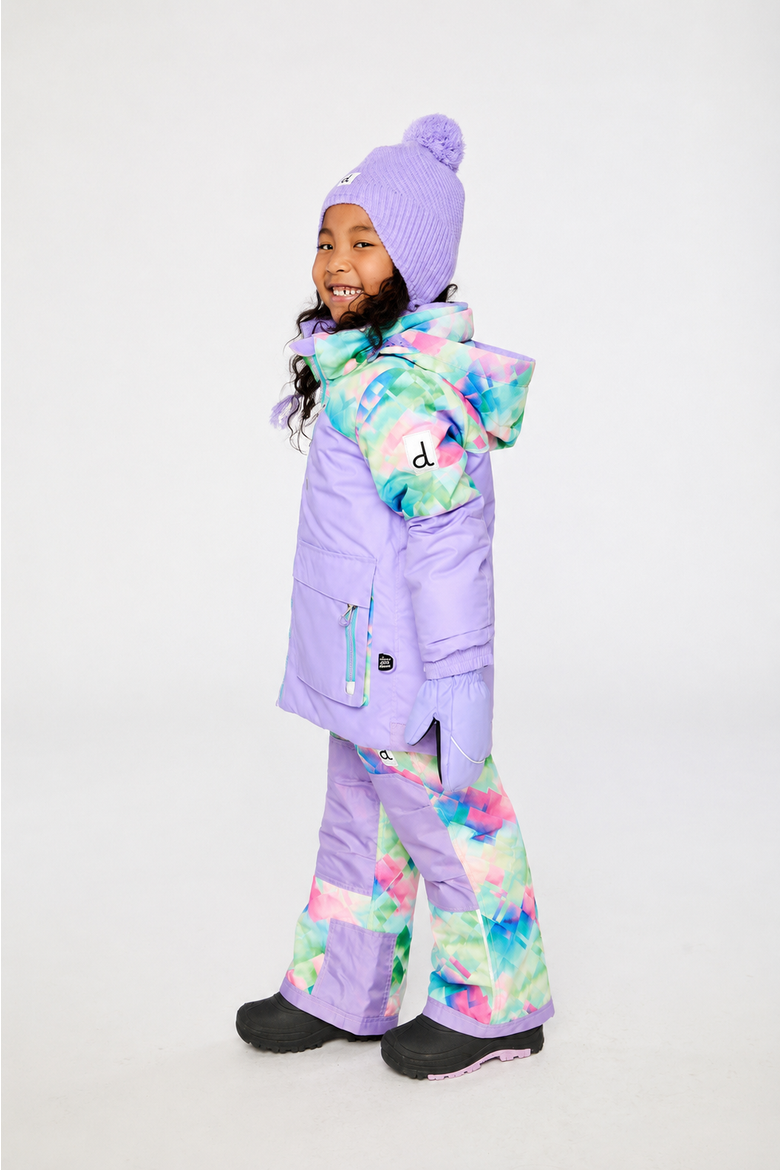 Play Diamond Jacket & Reinforced Pants Two Piece Snowsuit, Alternate, color, Multicolored with a Diamond