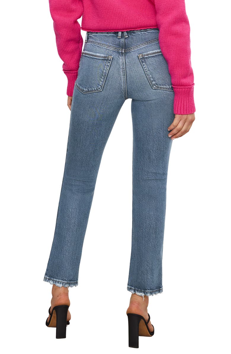 Good American Good Legs Straight Leg Jeans, Alternate, color, Indigo746