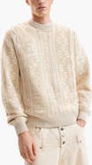 Desigual Intarsia Cotton Sweatshirt