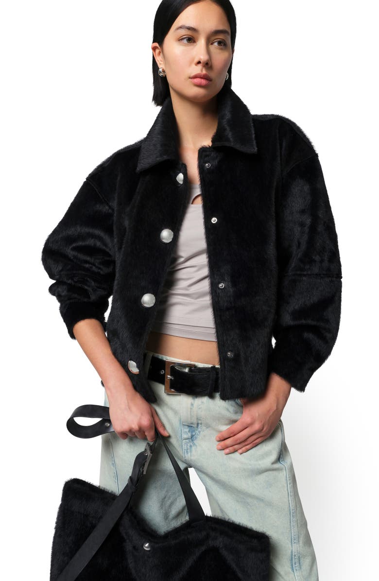 Apparis Indio Faux Calf Hair Jacket, Alternate, color, 