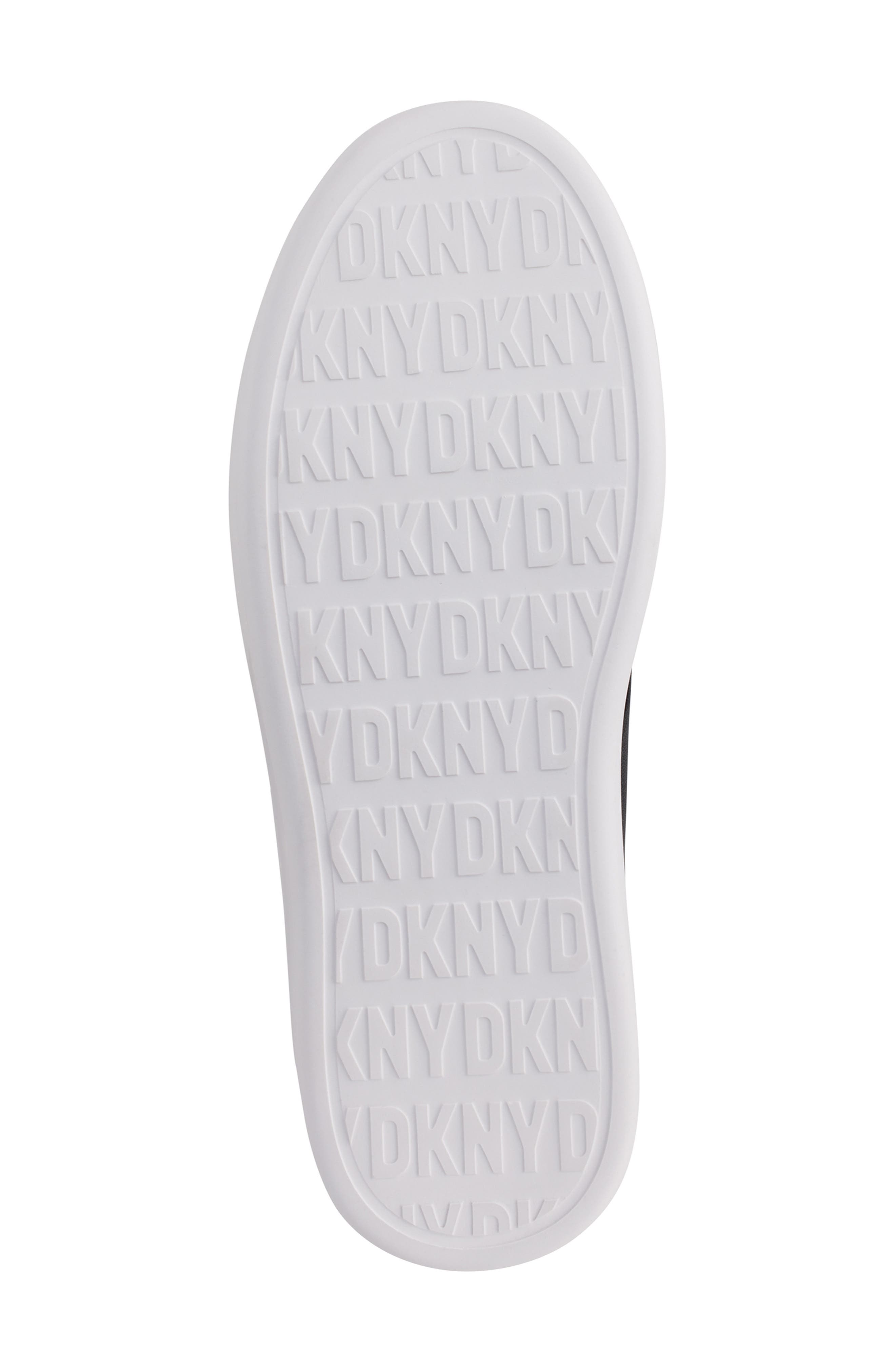 DKNY Jaye Platform Sneaker, Alternate, color, Black/ White
